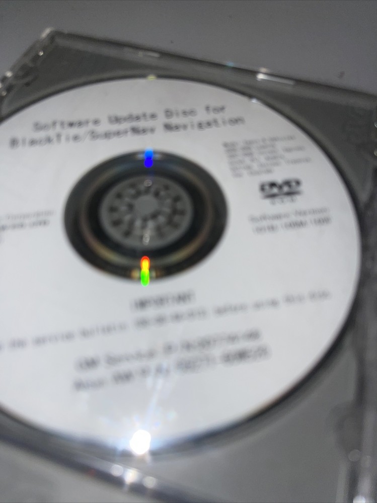 SOFTWARE UPDAT FOR BLACKTie NAVIGATION # 20774148