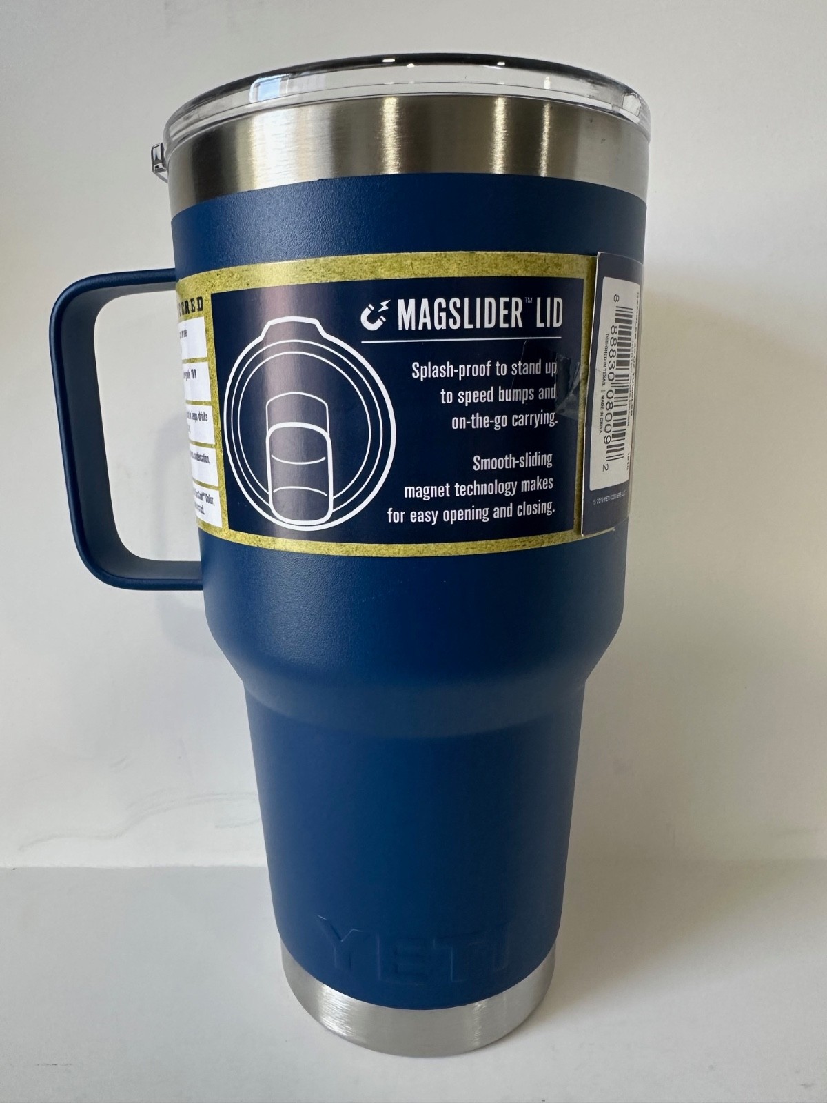 YETI 30 oz w/ Handle Rambler Travel Coffee Mug Cup Stainless Steel Tumbler -NEW