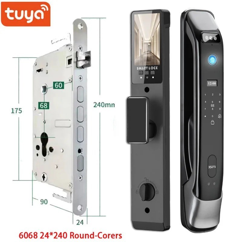 Tuya 3D Face Real-time Intercom Smart Door Lock Security Camera Intelligent New