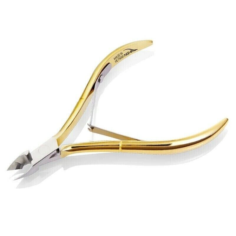Nghia - Hard Steel Cuticle Nipper D501 Full Jaw - Pack of 5