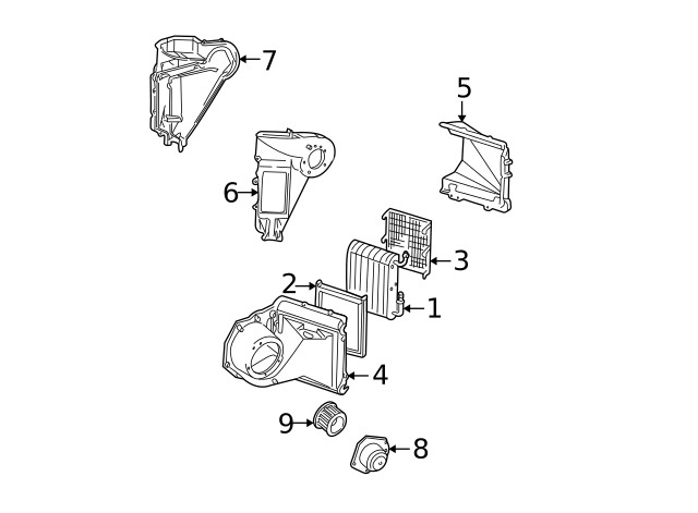 Genuine GM Evaporator Core 52478863