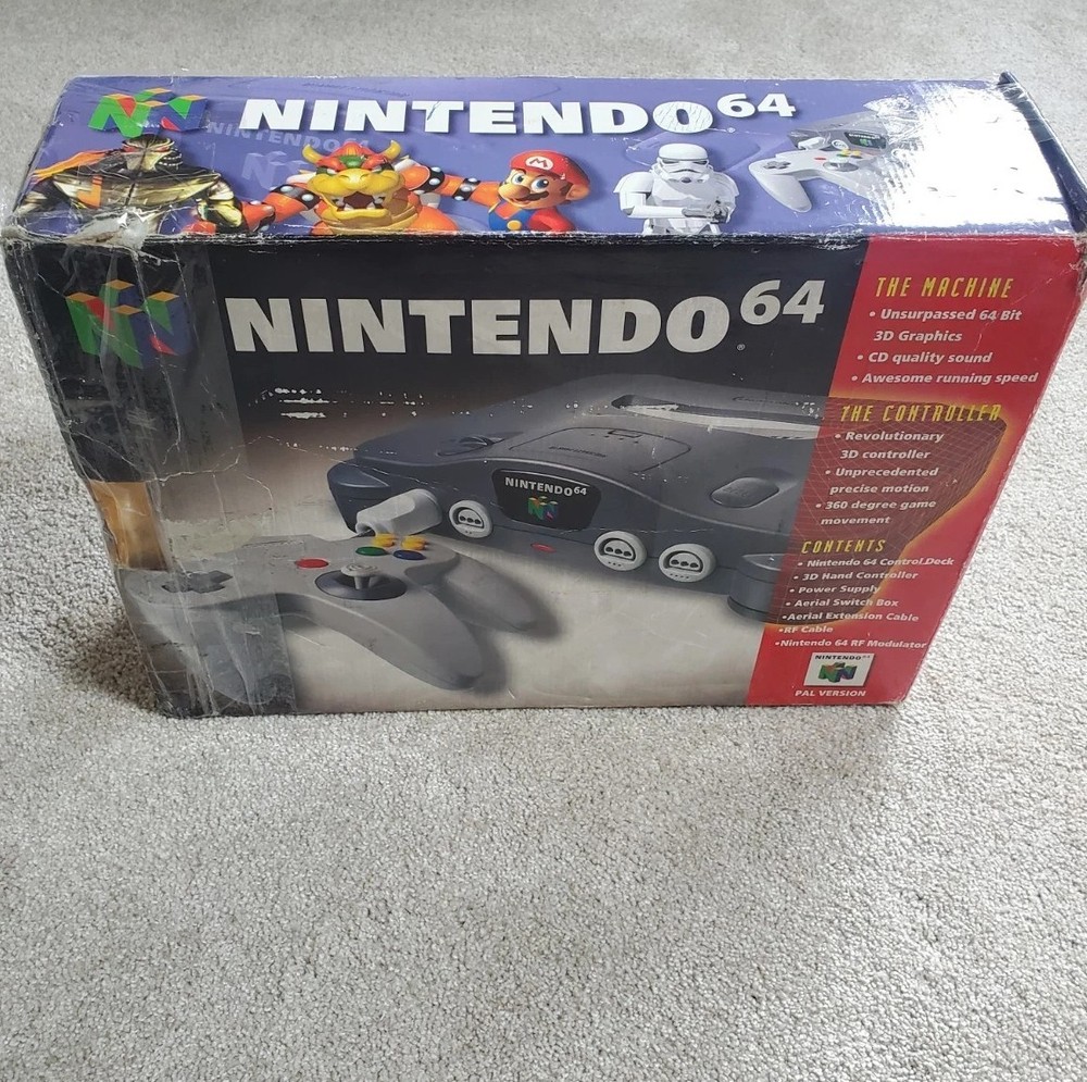 Nintendo 64 Console (PAL Version) With Box