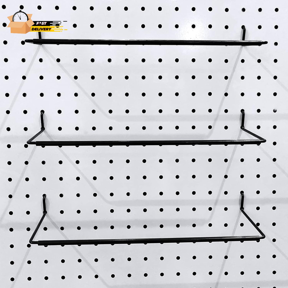 5 Pack Extendable Pegboard Paper Towel Holder,Pegboard Hook for Workshop,Garage