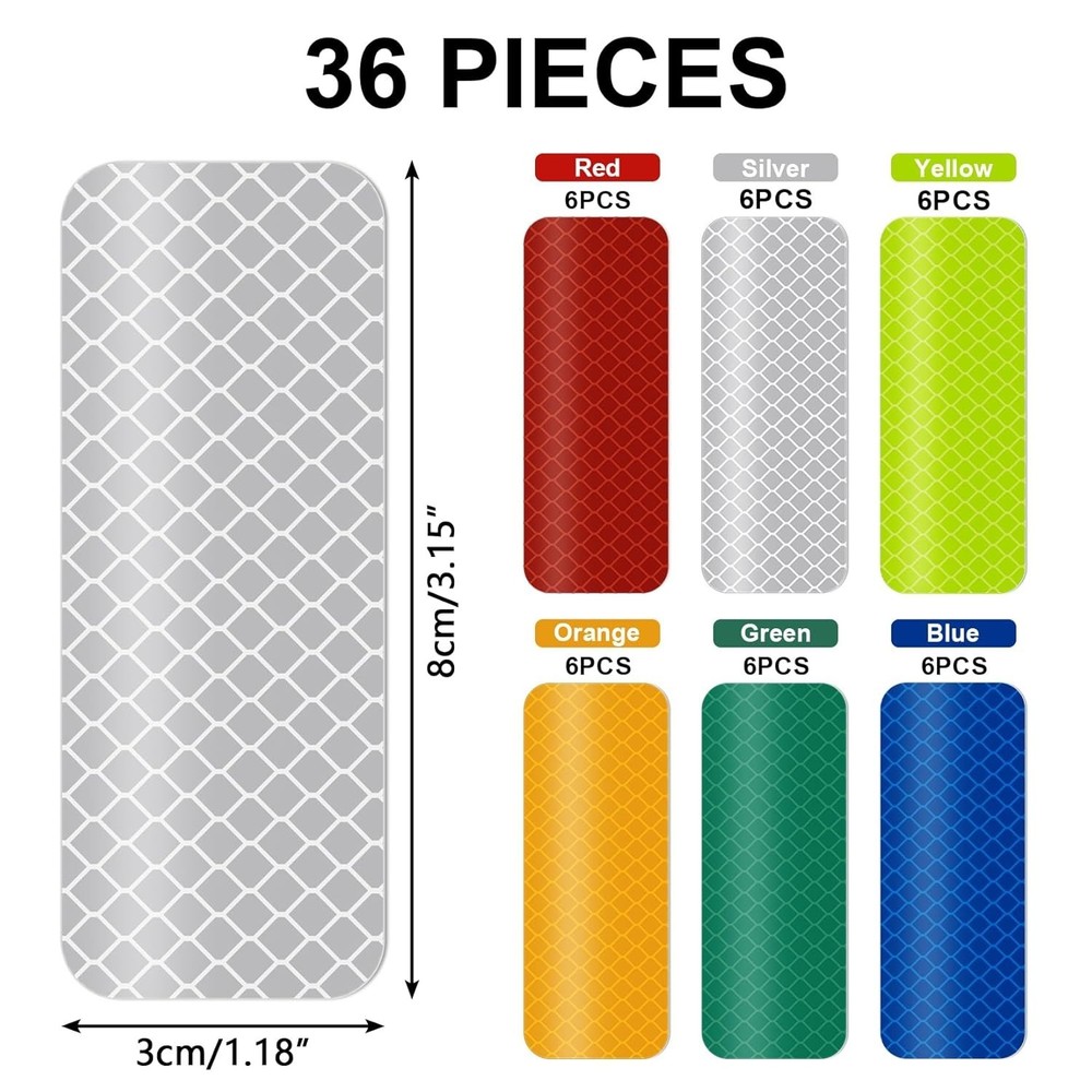 Colorful Reflective Stickers Set