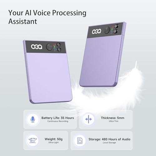 AI Smart Recorder with Simultaneous Interpretation & Real Purple