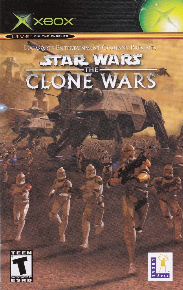 XBOX Replacement Instruction Manual ONLY for STAR WARS Clone Wars