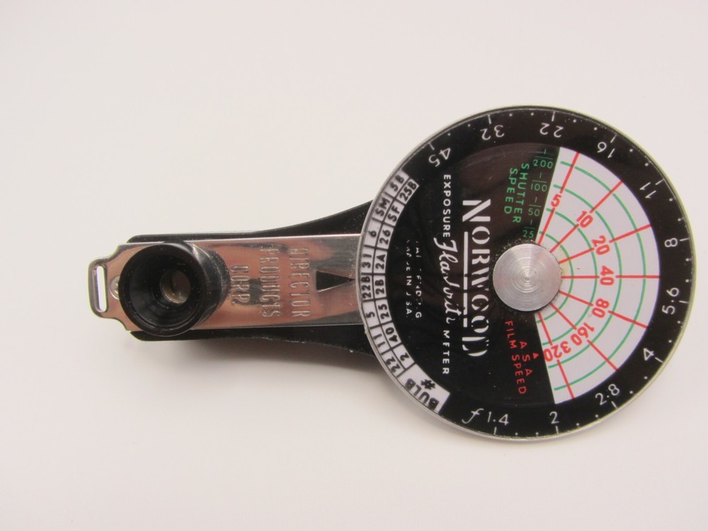 Norwood Flashrite Exposure Meter With Manual Case & Box