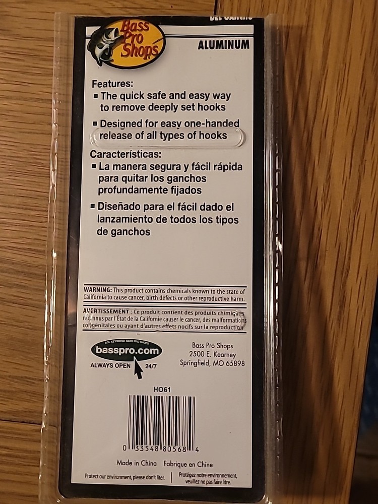 Bass Pro Shop Hook Remover