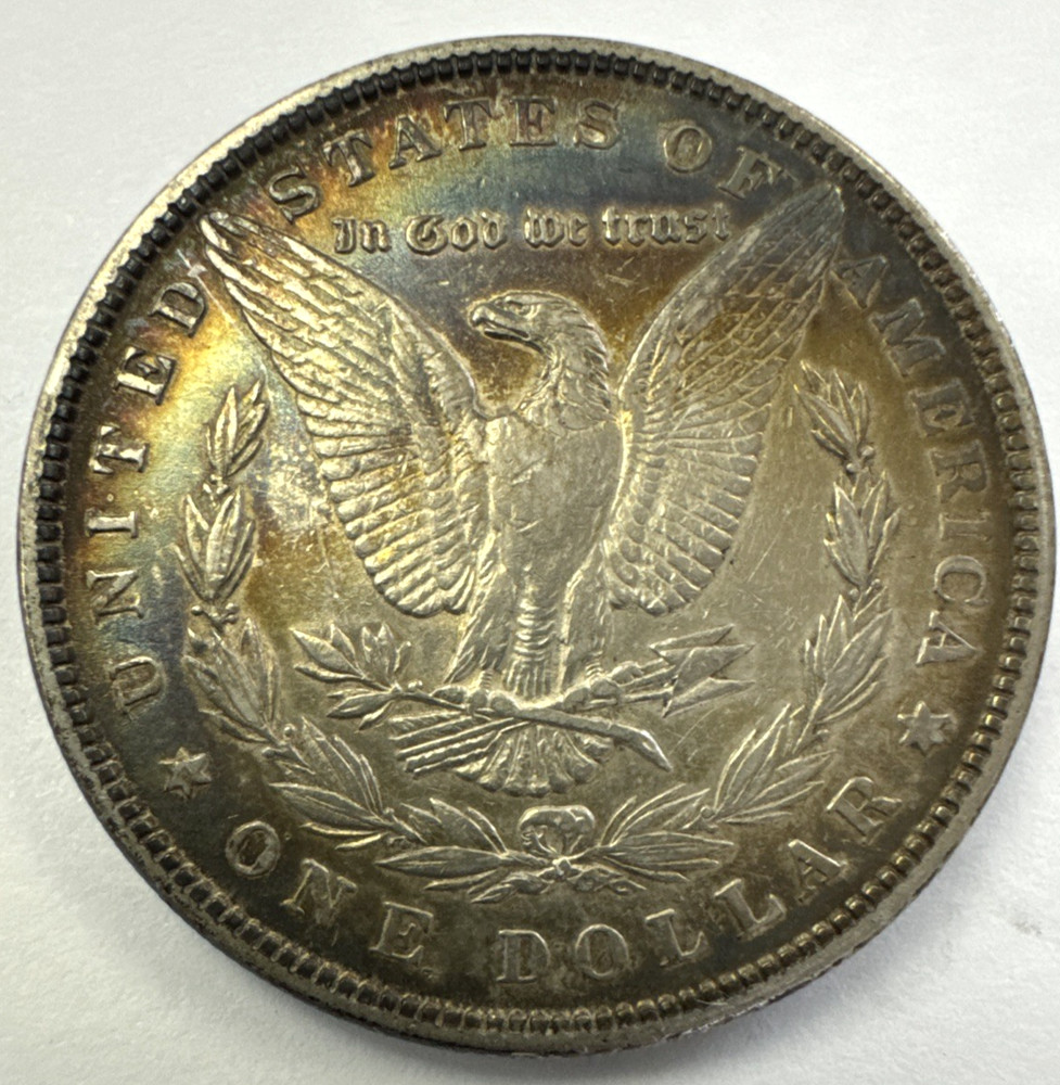 1885 P Morgan Silver Dollar Toned