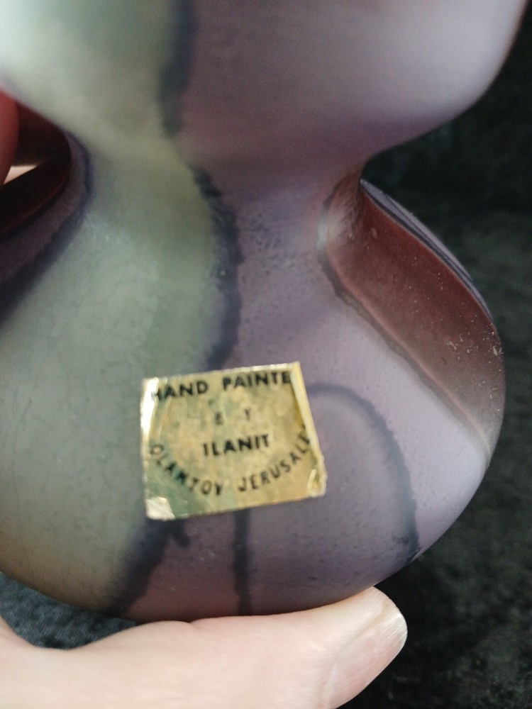 Hand Painted By Ilanit Olantoy Jerusalem Vase