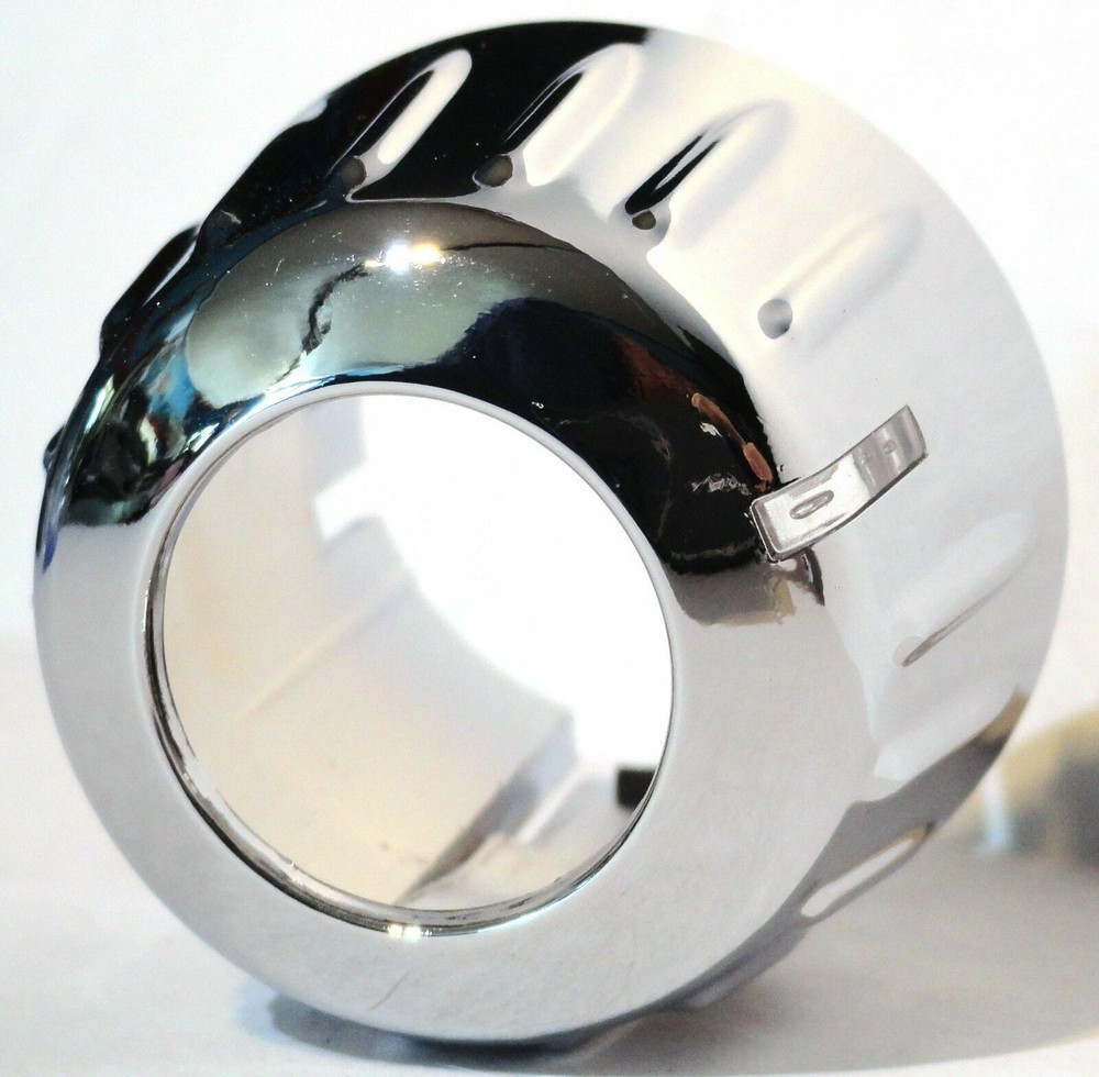 A/C heater knob covers(3) outer chrome plastic Kenworth 2006+ W&T Models