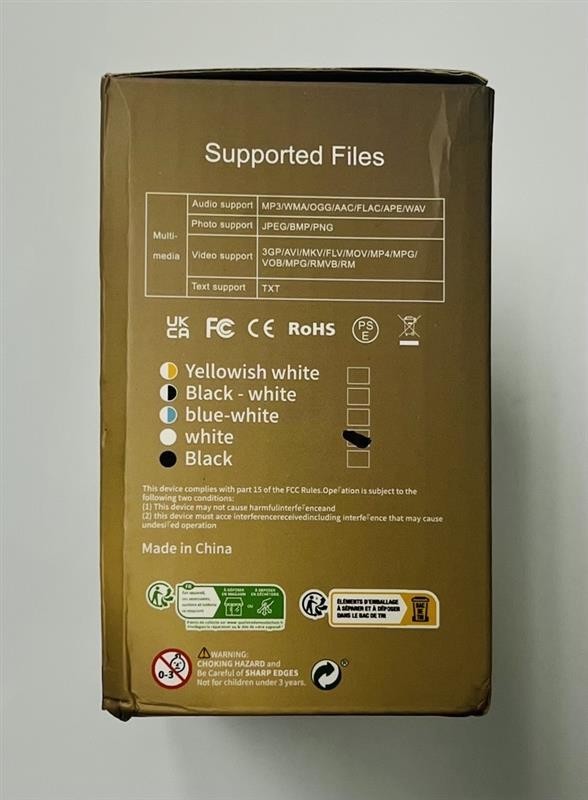 Portable White Multi-Media HD Mini LED Projector Model YG300