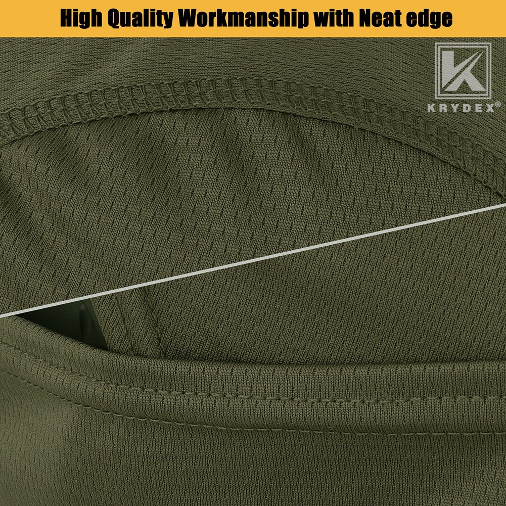 KRYDEX Tactical Face Mask Balaclava Full Head Neck Wrap Quick Dry Ranger Green