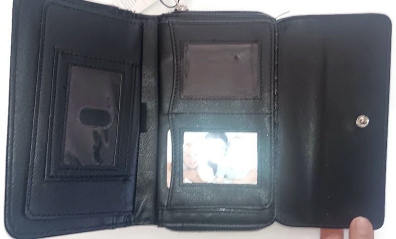 My Big Fat Premium Wallet,Black/ Silver Hardware, RFID Blocking