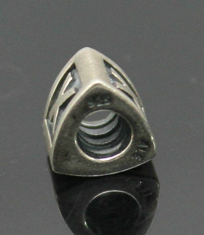 AUTHENTIC PANDORA ALE CHARMING LETTER " X " SOLID STERLING SILVER BEAD / CHARM