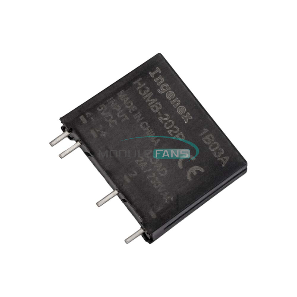 2PCS DC-AC G3MB-202P PCB SSR In 5V DC Out 240V AC 2A Solid State Relay Module