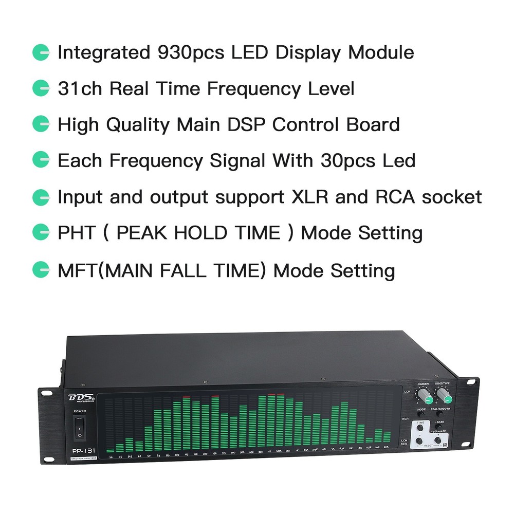 BDS PP-131 Audio Spectrum Analyzer Display Music Spectrum Indicator 31-Segment