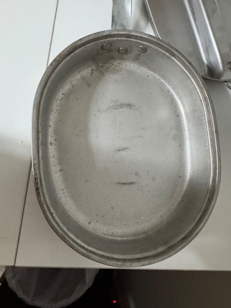 Vintage WWII US Navy MESS KIT w/Fork and Knife-DATED 1944