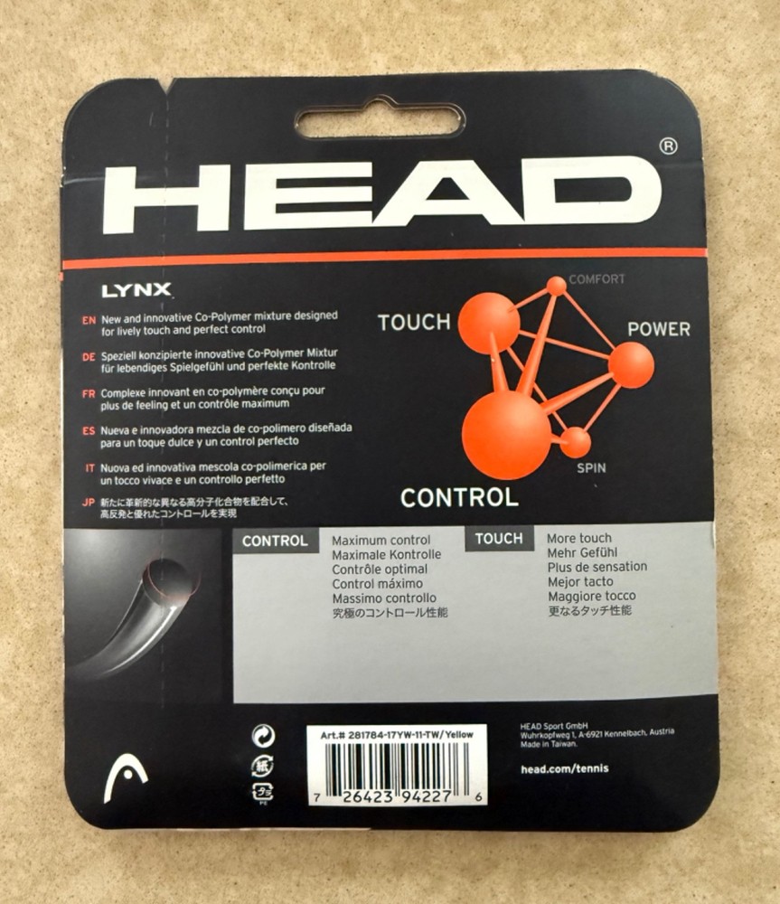 Head Lynx 17 g Tennis String Set Green