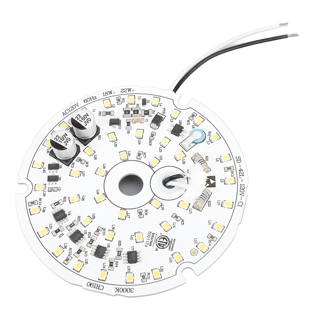 3.93inch LED Ceiling Fan Light Replacement Panel Dimmable 18W 4000K Natural