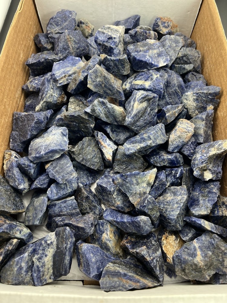 Rough Blue-Violet Sodalite Lapidary Grade or as Display 1 pound+