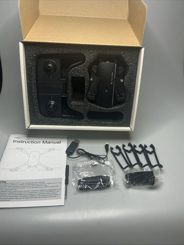 Small Drone Kit with Camera, Remote Control Falcon Quadcopter