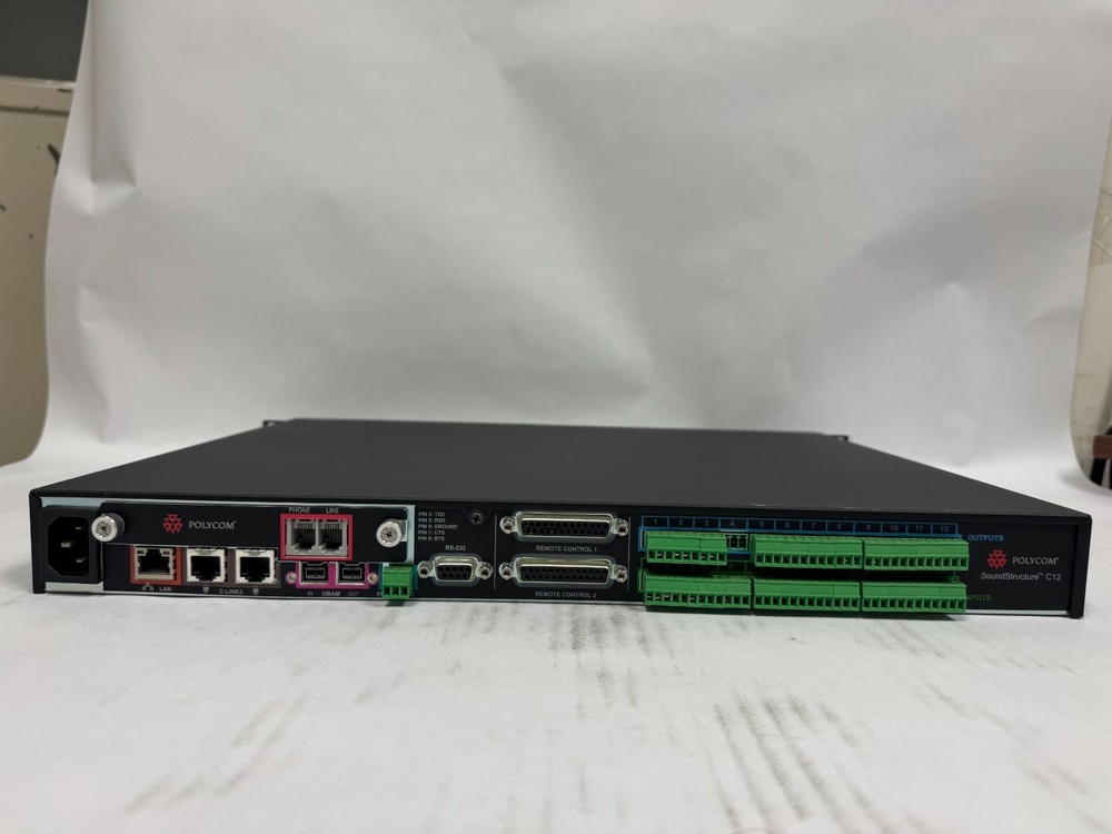 Polycom Soundstructure C12 Audio Processor Conference System
