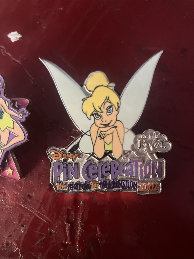 2x Disney Tinker Bell First Release & Princess Completer Pins