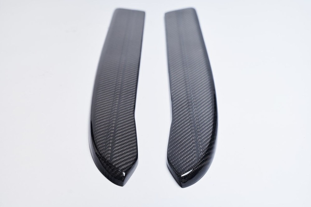 For 6 Series E63 E64 Rear bumper Side Splitters flaps carbon diffusers