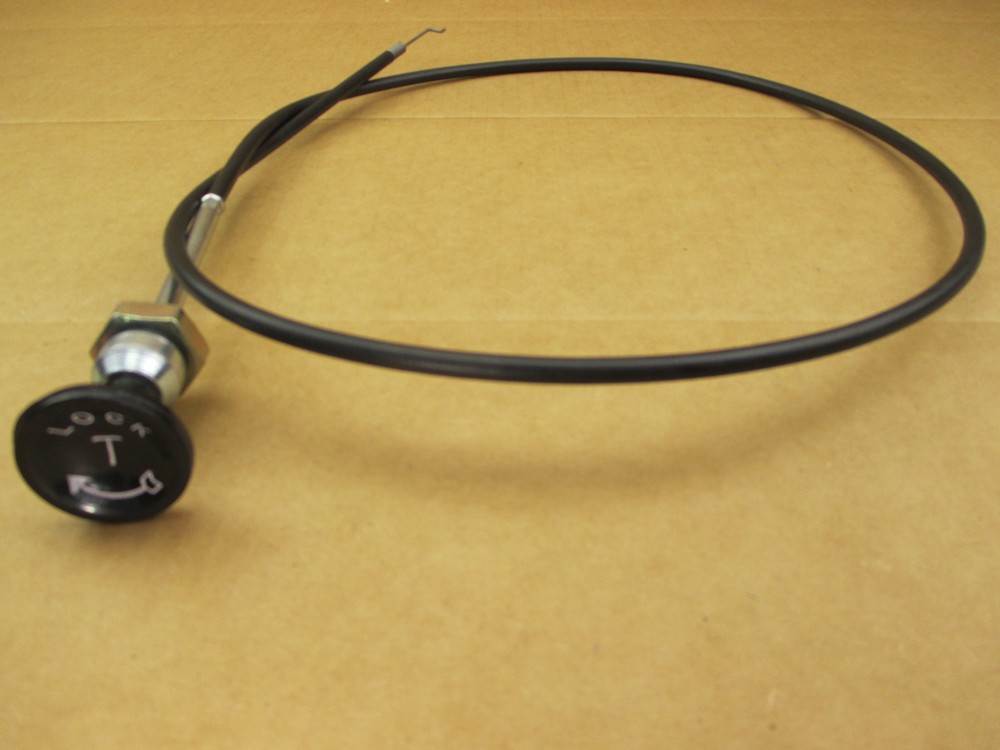 LOCKING CONTROL THROTTLE IMPLEMENT DRIVE CABLE 53.5'' LOCK IN OUT OR IN BETWEEN