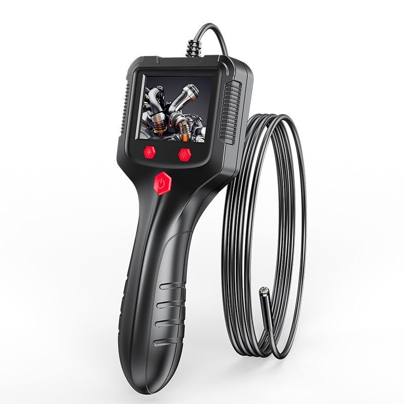 8LED Handheld Industrial Endoscope 5.5mm Borescope Inspection Snake Camera - 2m