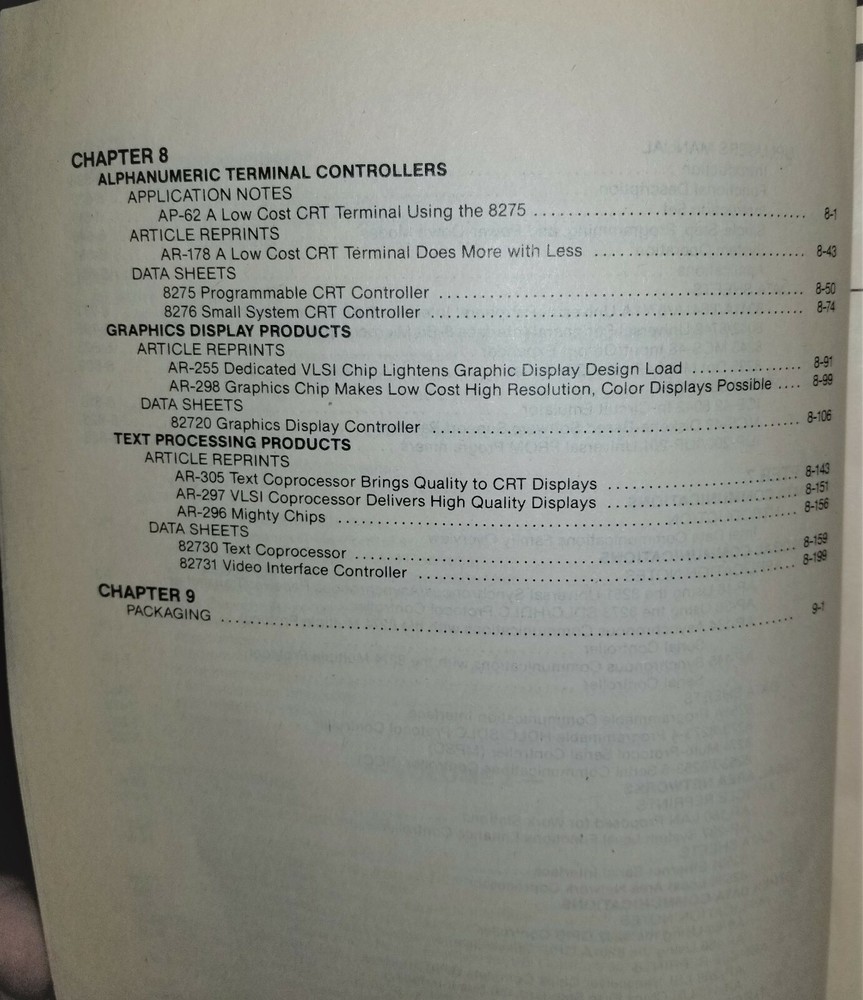 USED 1984 Intel Microsystems Components Handbook Vol. II