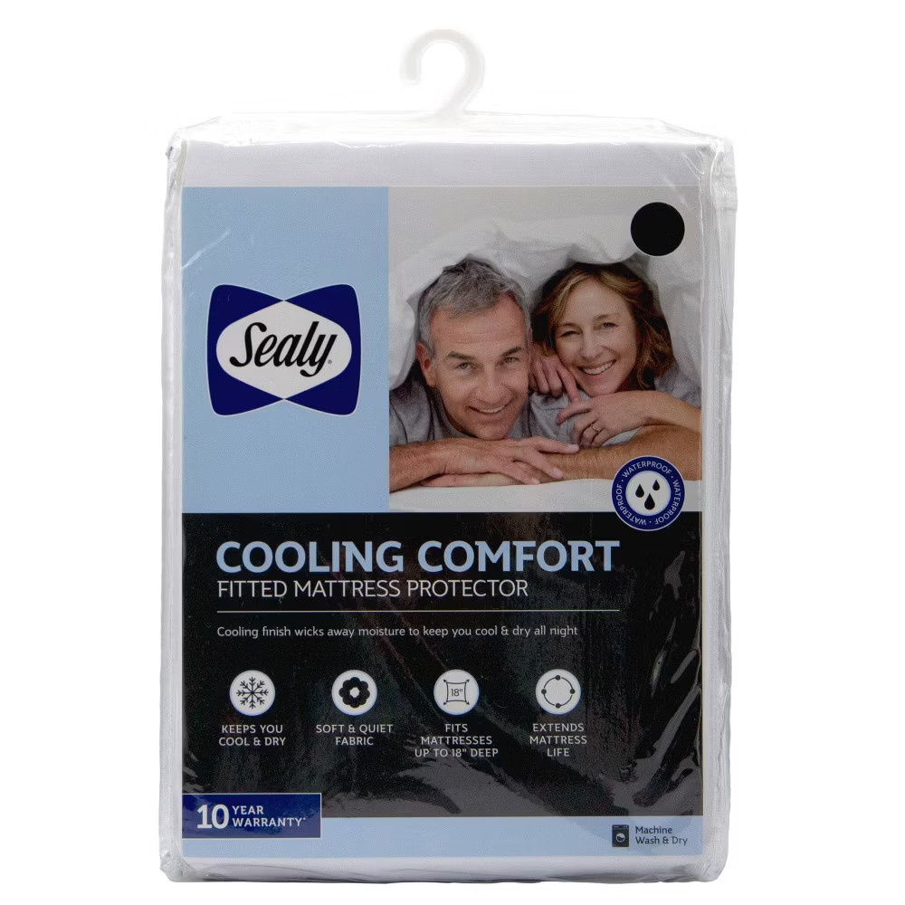 Sealy Queen Cooling Comfort Mattress Protector
