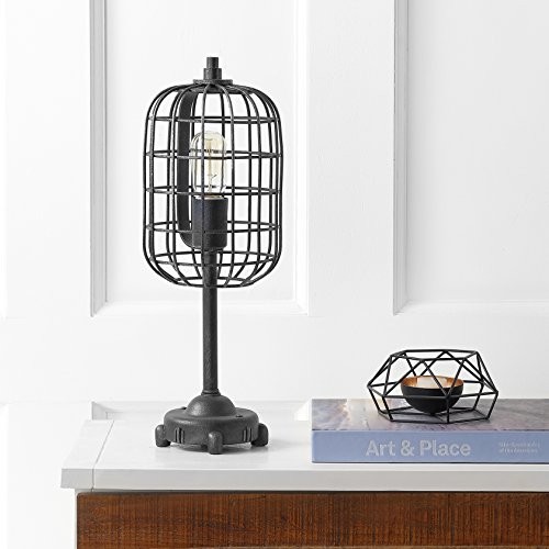 JYL4029A Odette 20" Industrial Metal Table Lamp Rustic Transitional Bedside