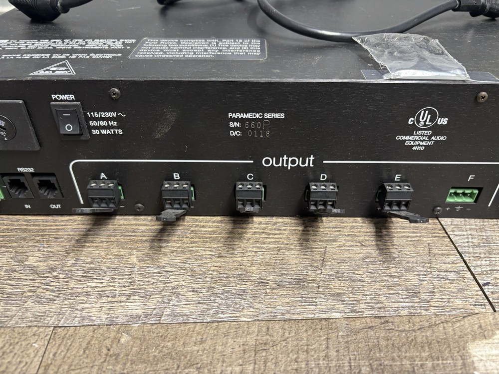 White Instruments Para Medic 26, Digital Speaker Processor / EQ / Crossover