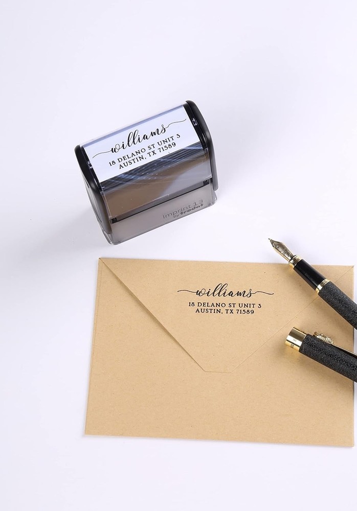 LOMENTICSCustom Self Inking Return Address Stamp, Make Return Addressing Easy...