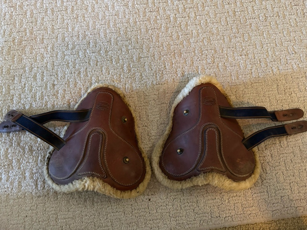 Beval High Leather Fetlock Boot Sheepskin Lined  - Size 2