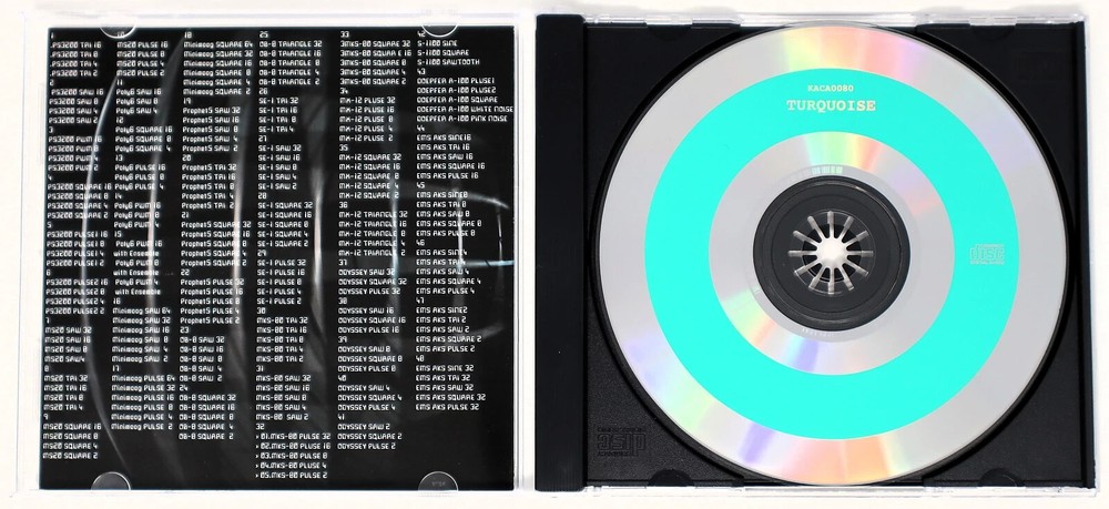 Kaeru Cafe Turquioise Oscilator Sample/Sound Library/Sampling CD