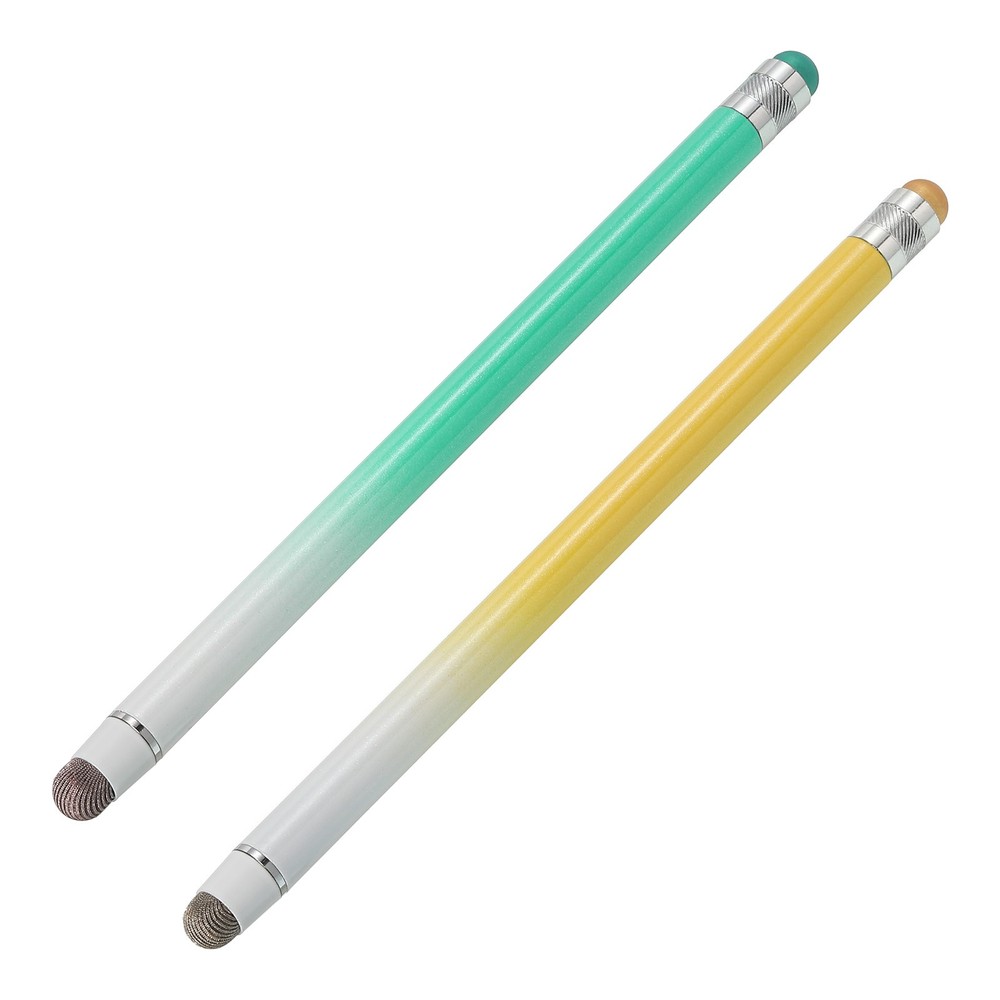 2pcs Stylus Pens for Touch Screens Capacitive Stylus Gradient Yellow Green