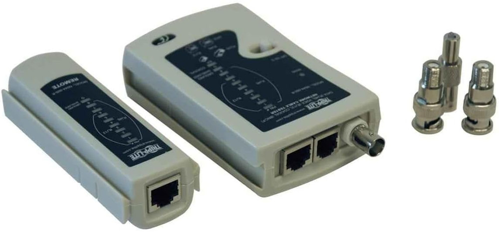 Network Cable Continuity Tester for Cat5/Cat6, Phone and Coax Cable Assemblies (