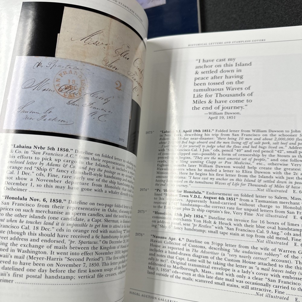 Complete 3 Vol Honolulu Advertiser Collection Hawaii Stamp Auction Catalog Set