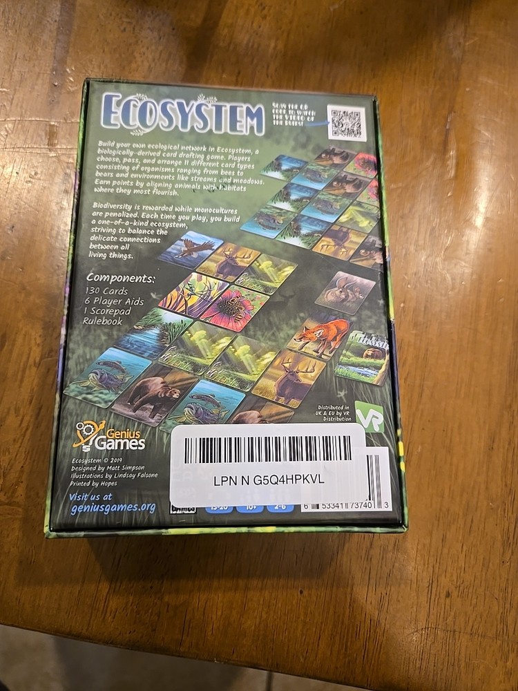 ECOSYSTEM Card Game by Genius Games