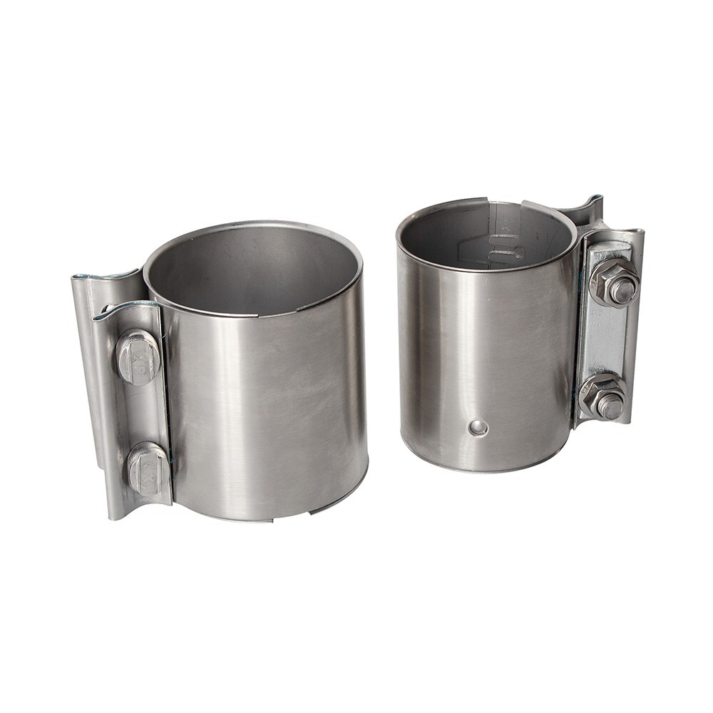3 Inch Butt Joint Band Clamp Exhaust Clamp Sleeve Coupler 304 Stainless Steel US