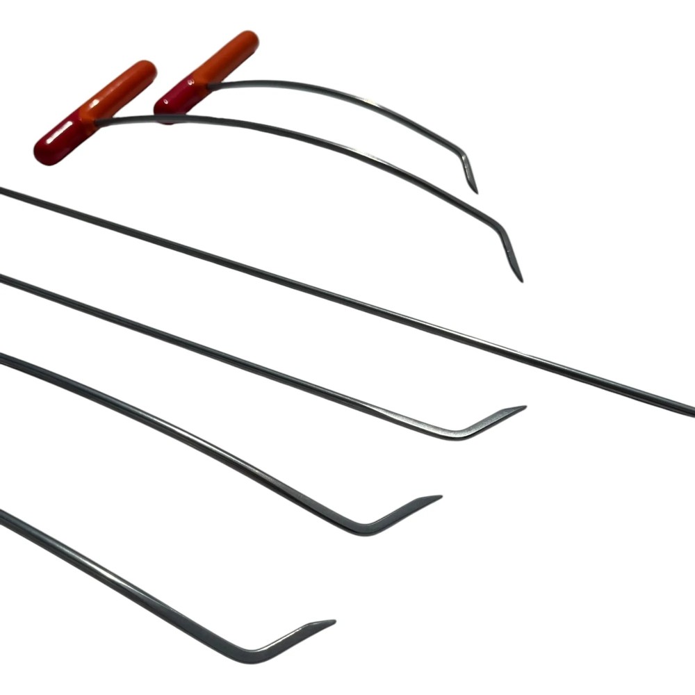 Zynera Edition 6-Piece Mini Sharp Tip Rainbow Bend Left & Right Steel PDR Tools