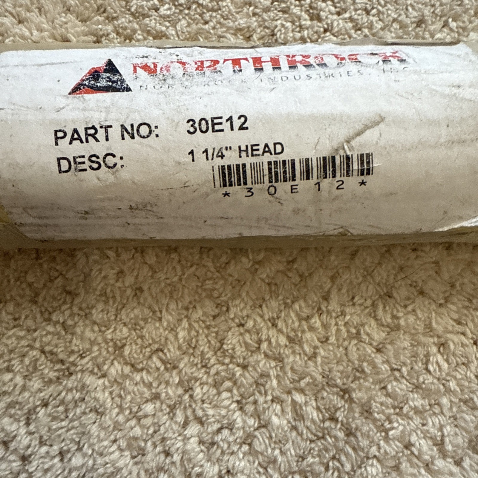 Northrock 30E12 Concrete Vibrator 1 1/4” Head