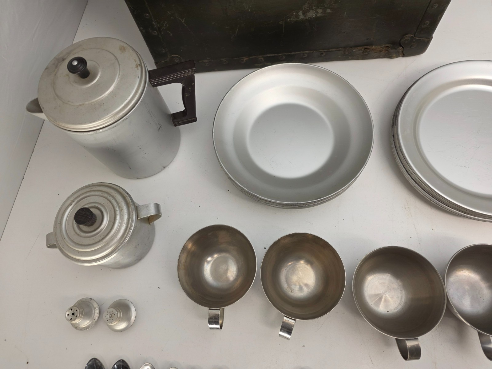 Vintage US Army Officers Mess Kit - Korean War Era 1950s