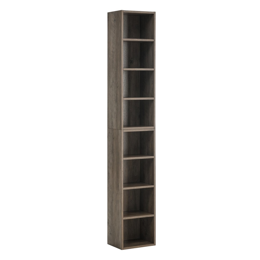 8-layer ultra-thin storage cabinet, adjustable bookshelf