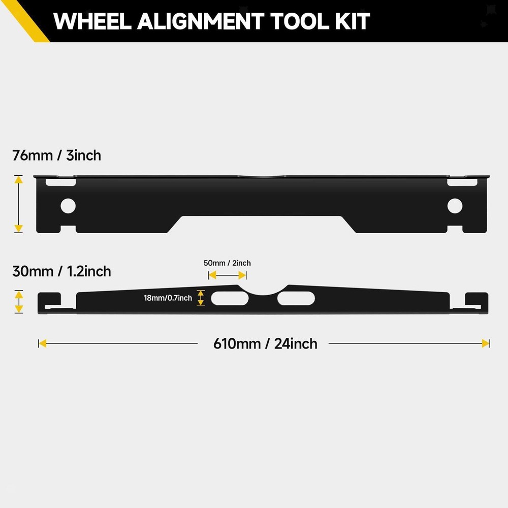 Wheel Alignment Tools Measuring Tapes Portable Measurement Toe Alignment Tool