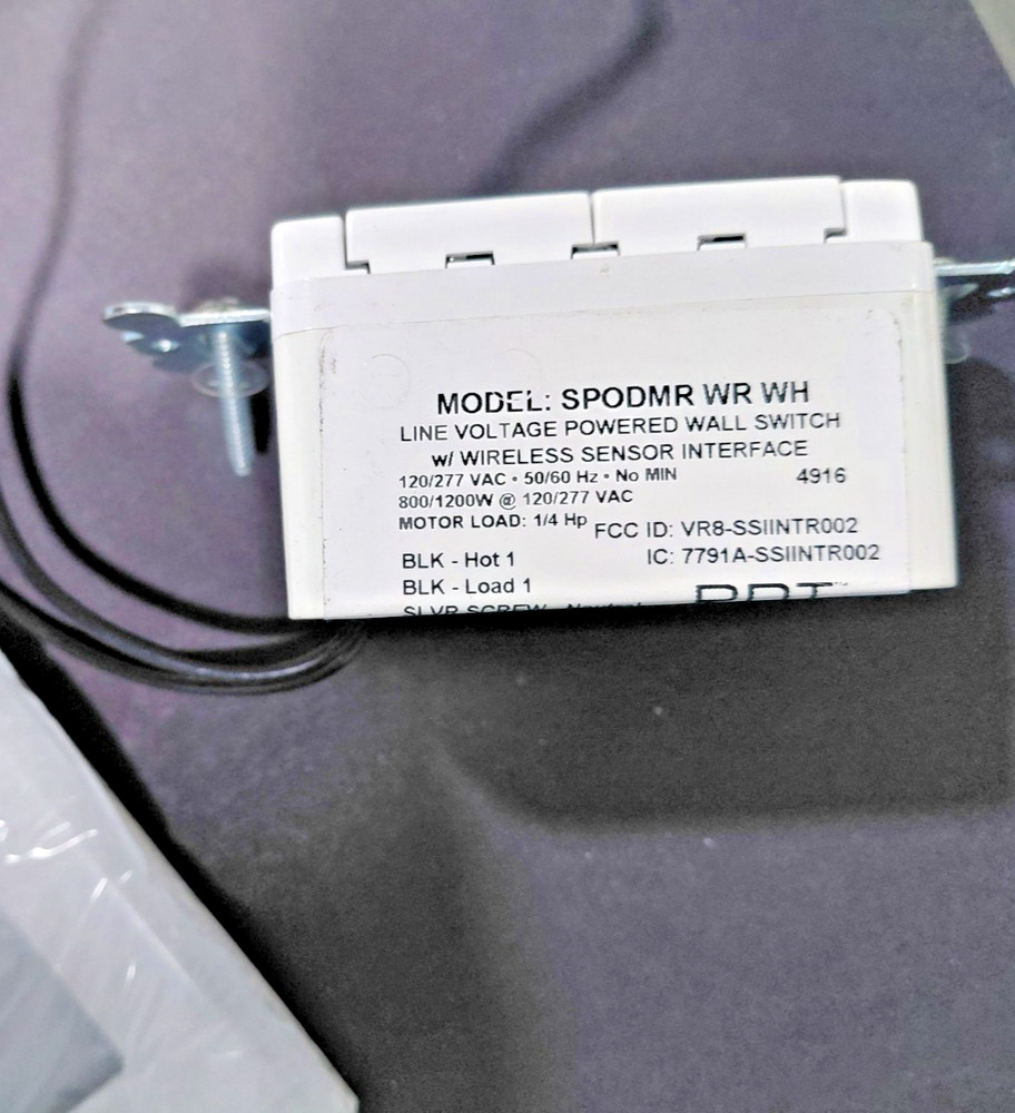 *NEW NIB* Acuity SPODMR WR WH Wireless Sensor Interface Kit Sensor Switch