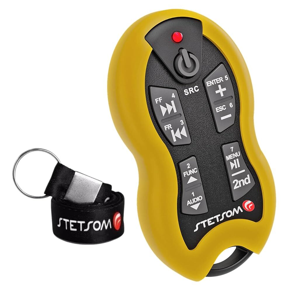 Stetsom SX2 Long Range Multi Function Audio and Video Remote Control - Yellow